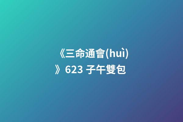 《三命通會(huì)》6.23 子午雙包